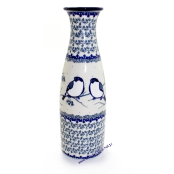 Wazon 27cm dek. U4830X Białe Gile